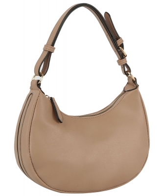 Women's Shoulder leather Bag DX-0184 STONE